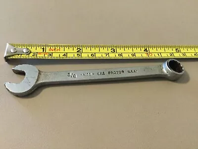 Proto USA (6112) 3/8 Drive -  12 Point - Combination Wrench • $2