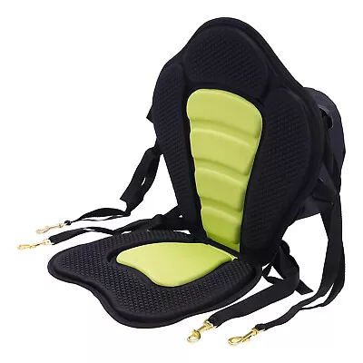 $35.02 • Buy Padded Deluxe Kayak Seat Detachable Backpack Bag Back Canoe Backrest Adjustable 