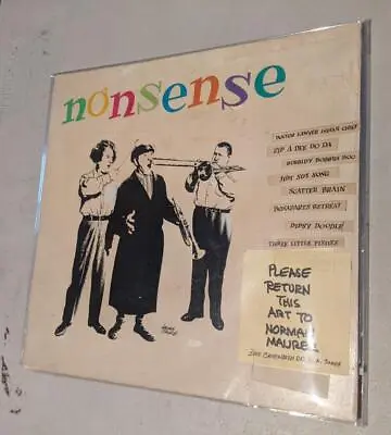 Original Mock-up Album Artwork For The Three Stooges  The Nonsense Songbook • $3999.99