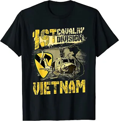 NEW LIMITED Uh1 Huey Helicopter 1st Division Vietnam Veteran Great T-Shirt S-3XL • $22.78