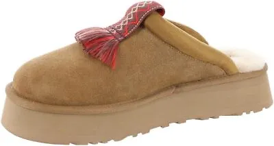 UGG Tazzle Chestnut Women's Platform Slide Slippers 1152677 • $115