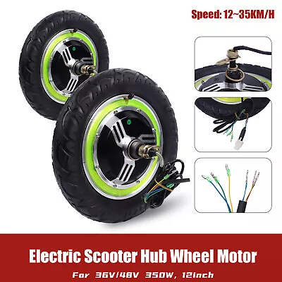 36V/48V Hub Motor Brushless Gearless Electric Bicycle Front Wheel And Rear Wheel • $76