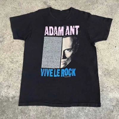 $18.04 • Buy Vintage Adam Ant Alternative Tour Shirt Classic Black Unisex S-5XL BY517