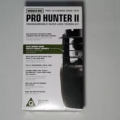 Moultrie MFG13448 Pro Hunter II Feeder Kit • $47.49