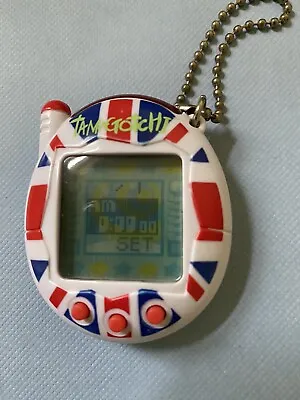 Tamagotchi Version 3 Union Jack VG Condition Retro Vintage Bandai Wiz 2004 • £60