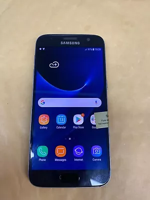 £0.99 • Buy Faulty - Samsung Galaxy S7 32GB Black Unlocked Smartphone- Z0892
