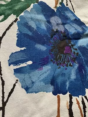 £52 • Buy Bevis Royal College D67 X 44 60s Fabric MCM 70s  Pamela Kay Curtains Print Bold