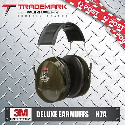 3M Peltor Headband Earmuffs (H7A/H520A ) SLC80-32dB RRP $54.95 • $49.95