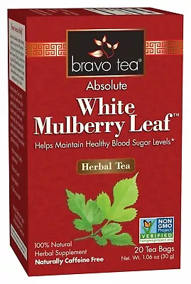 Bravo Teas And Herbs Tea Absolute White Mulberry Leaf 20 Bag • $11.55