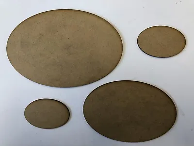 Round Bases For Warhammer 40k Wargames Table Top Games .MDF Wood Warmachine • £2.95