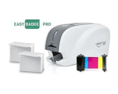 £989 • Buy IDP Smart 31 ID Card Printer (Single-Sided) With Starter Pack Ribbon And Cards