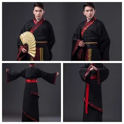 Stage Costumes Chinese Men Hanfu Outfit Ancient Men Ancient Costume  Boy • £18.60