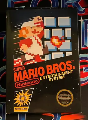 Super Mario Bros. Hang Tab. 4th Print BOX ONLY. Nice! *READ* Nintendo NES • $299