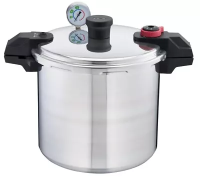 22 Quart Pressure Cooker Aluminum Pressure Canner 3 PSI Settings • $99