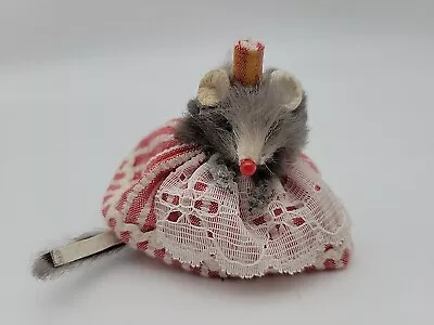 Vintage Original Fur Toys Mouse (Nurse Maid/Candy Striper) Made In West Germany • $24.97