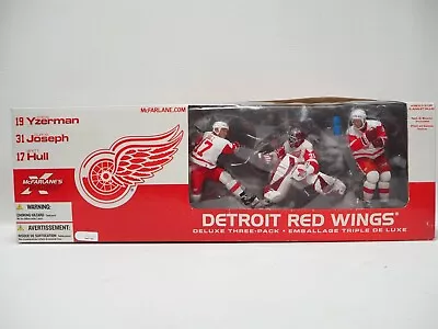 McFarlane Toys Detroit Red Wings Deluxe 3-Pack Yzerman Joseph Hull NHL • $65