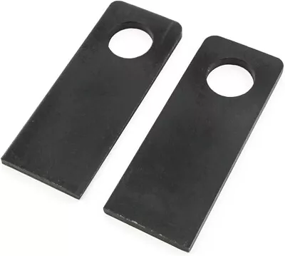 2 Rectangle Weld On Steel Ramp Gate Holder Heavy Duty Equipment Trailer Hinges • $22.41