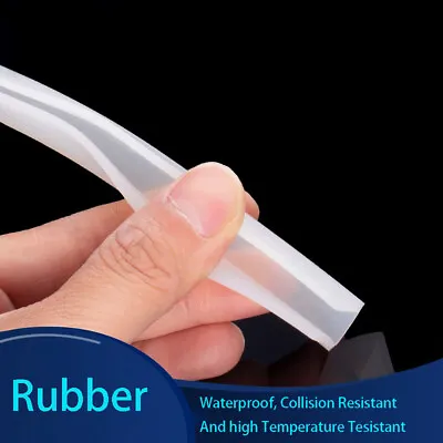 Silicone Rubber U-Shape Sealing Strip U Channel Edging Trim Slot Width 1mm-15mm • $9.35