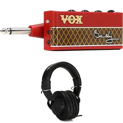 Vox Brian May AmPlug Headphone Guitar Amp And Audio-Technica ATH-M20x Headphones • $99