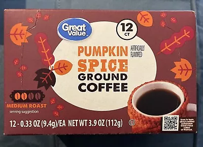 Great Value 12 Count K-Cups Pumpkin Spice Medium Roast • $11.50