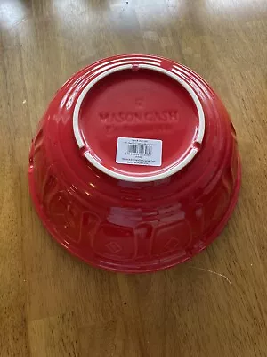 NEW Mason Cash Mixing Bowl RED 29cm • $35