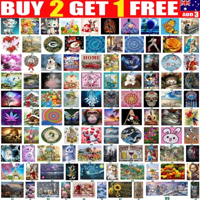 $9.59 • Buy 5D DIY Diamond Painting Embroidery Cross Craft Stitch Arts Kit Mural Home Decor