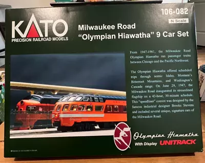 KATO Milwaukee Road Olympian Hiawatha 9 Car Set 106-082 N Scale • $250