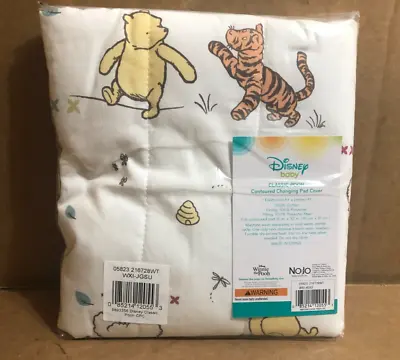 Disney Baby Winnie The Pooh Classic Pooh Quilted Changing Pad Cover ** • $19.99