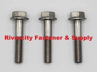 (5) M8-1.25x40 Hex Flange Bolts Screws 8mm X 40mm Stainless Steel M8x1.25 X 40 • $14.88