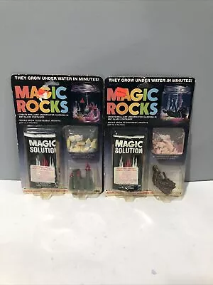 2 Vintage 1988 Magic Rocks Kit With Castle And Sunken Ship Unopened • $19.99