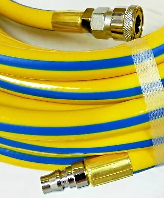 10 Mm Fitted Air Compressor Hose - 20 Metres Yellow § ES • $62.64