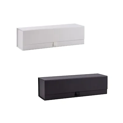 Magnetic Bottle Box - Black Or White - 330 X 90 X 90mm - Perfect For Wine • £1