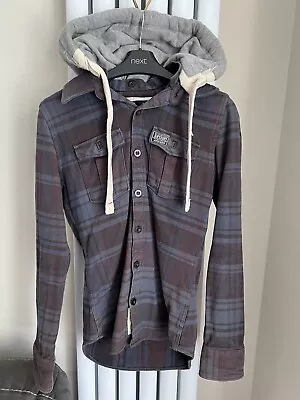 £13.75 • Buy SUPERDRY - Mens / Boys Hoodie Burton Up Shirt - Size S / Small
