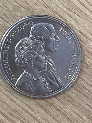 1997 Queen Elizabeth II And Prince Philip Golden Wedding Anniversary £5 Coin • £5