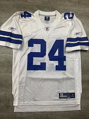 Reebok NFL Dallas Cowboys Marion Barber #24 Jersey Sz M White Football RIP • $31.99