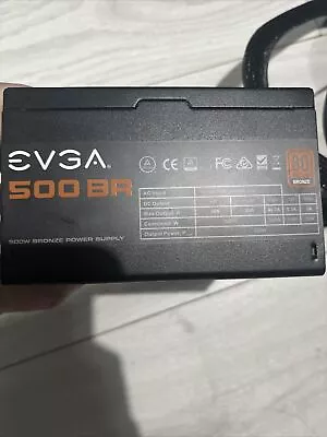 EVGA 500-Watt Gaming PC PSU Power Supply 80 Plus Bronze Rated 120mm Fan • £3.20