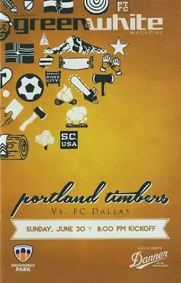 Portland Timbers 'Green & White' MLS Soccer/Football Program Volume 8 Issue 3 • $6.99
