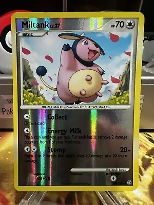 Pokémon TCG Miltank Stormfront 44/100 Reverse Holo Uncommon LP • $0.99