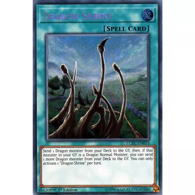 Dragon Shrine LCKC-EN075 Yu-Gi-Oh! Card Secret Rare 1st Edition • £3.95