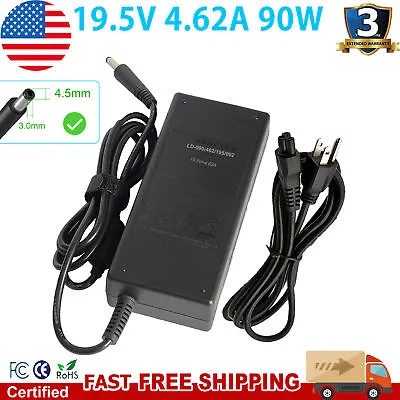 $12.99 • Buy 90W AC Adapter Charger For Dell Inspiron 15 17 7706 7501 7790 5400 5401 AIO 2in1