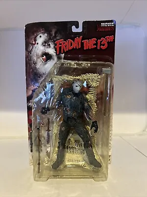 McFarlane Toys Movie Maniacs Friday The 13th Jason Voorhees Action Figure Bloody • $44.99