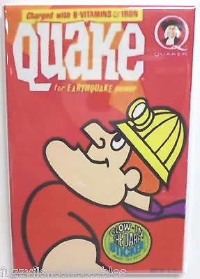 Quake Vintage Cereal Box 2  X 3  Refrigerator Or Locker MAGNET • $6.95