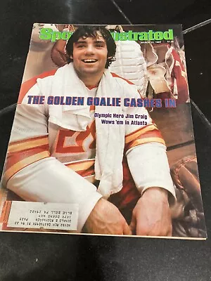 SPORTS ILLUSTRATED MARCH 10 1980 OLYMPIC HERO JIM CRAIG GOLDEN GOALIE Hockey  • $4.99