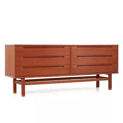 Nils Jonsson For Torring Møbelfabrik Mid Century Danish Teak Lowboy Dresser • $3447