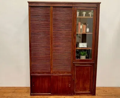 Early 20th Century Tambour Pharmacy Cabinet • £1695
