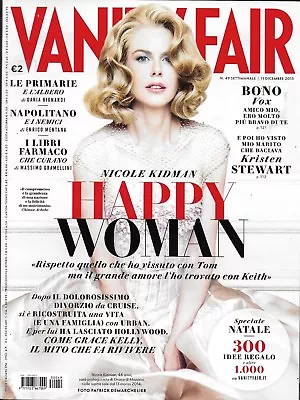 Nicole Kidman Vanity Fair Magazine Kristen Stewart Bono Liberty Ross Herb Ritts • $20.66