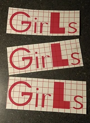 Mick Mars Guitar Graphic Stickers Girls Kramer Vinyl Decal Motley Crue Set Of 3  • $11.99