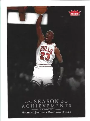 Michael Jordan 2007-08 Fleer Box Set #SH34 Season Achievements • $2.95