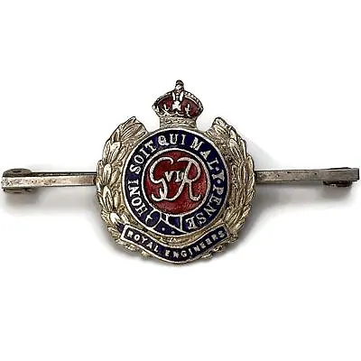 £10.99 • Buy Original WW2 Royal Engineers Corps ENAMEL Sweetheart Brooch Badge