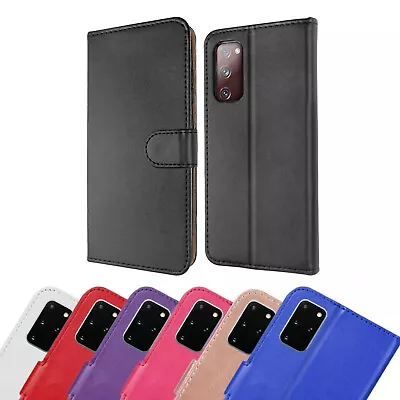 Case For Samsung Galaxy S23 S22 S21 S20 FE S10 S9 S7 Leather Flip Wallet Cover • £3.95